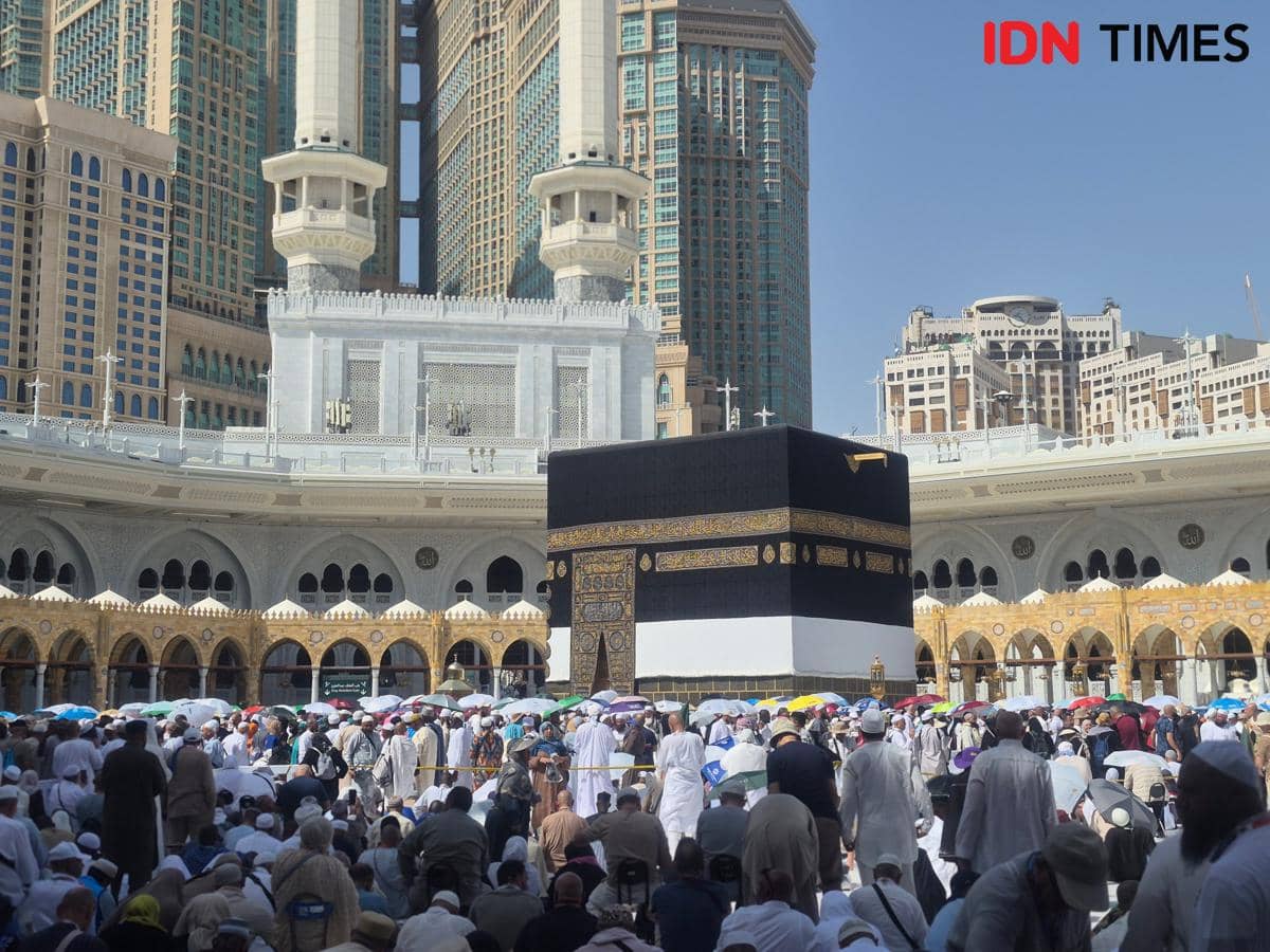 Jemaah Haji Mulai Tawaf Wada Sebelum Pulang ke Tanah Air