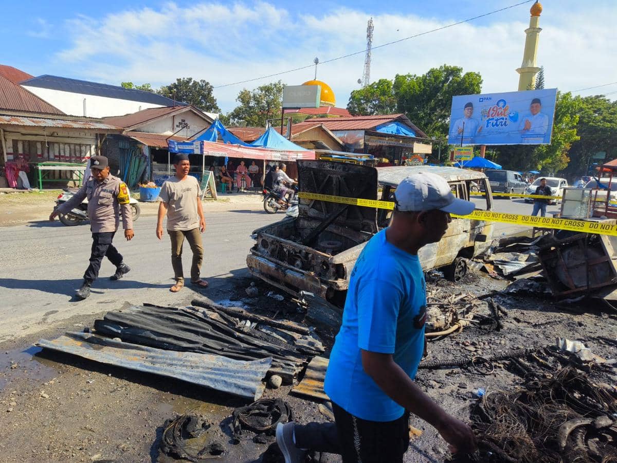 Kios Minyak Terbakar, Pemilik Jadi Korban Saat Selamatkan Mobil