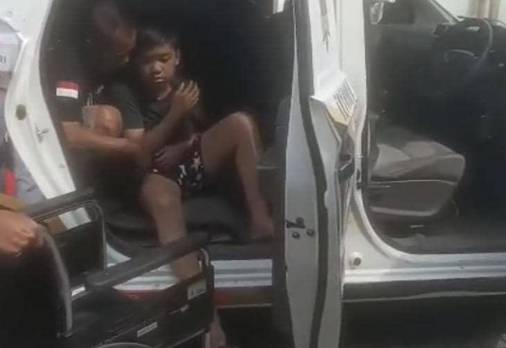 Kendarai Motor, Dua Bocah Akibatkan Kecelakaan Lalu Lintas di Sukabumi