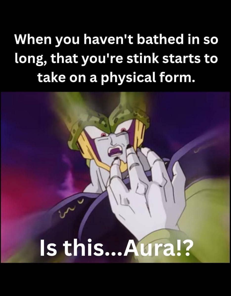 meme anime tentang bau gak sedap