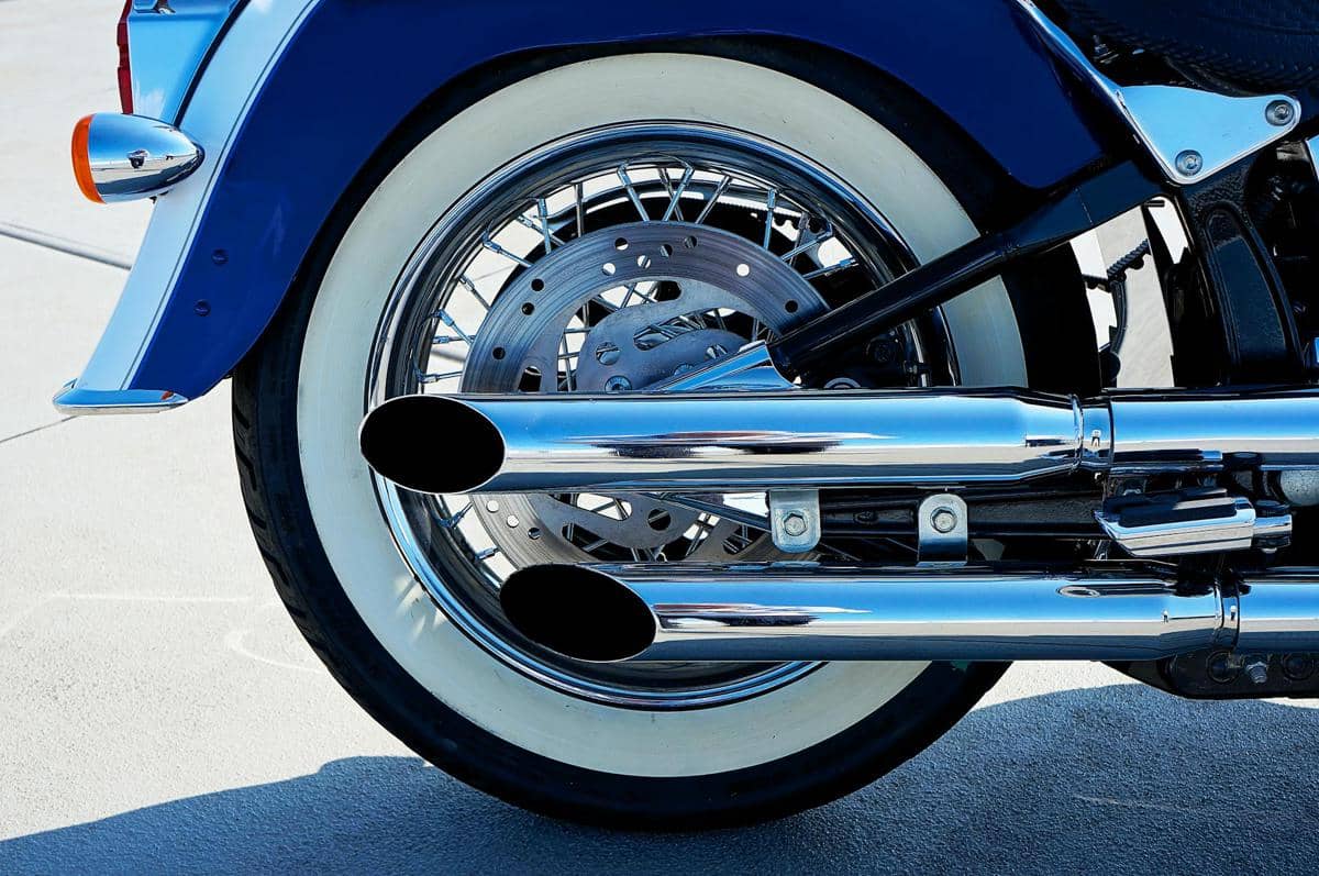 Ilustrasi knalpot motor