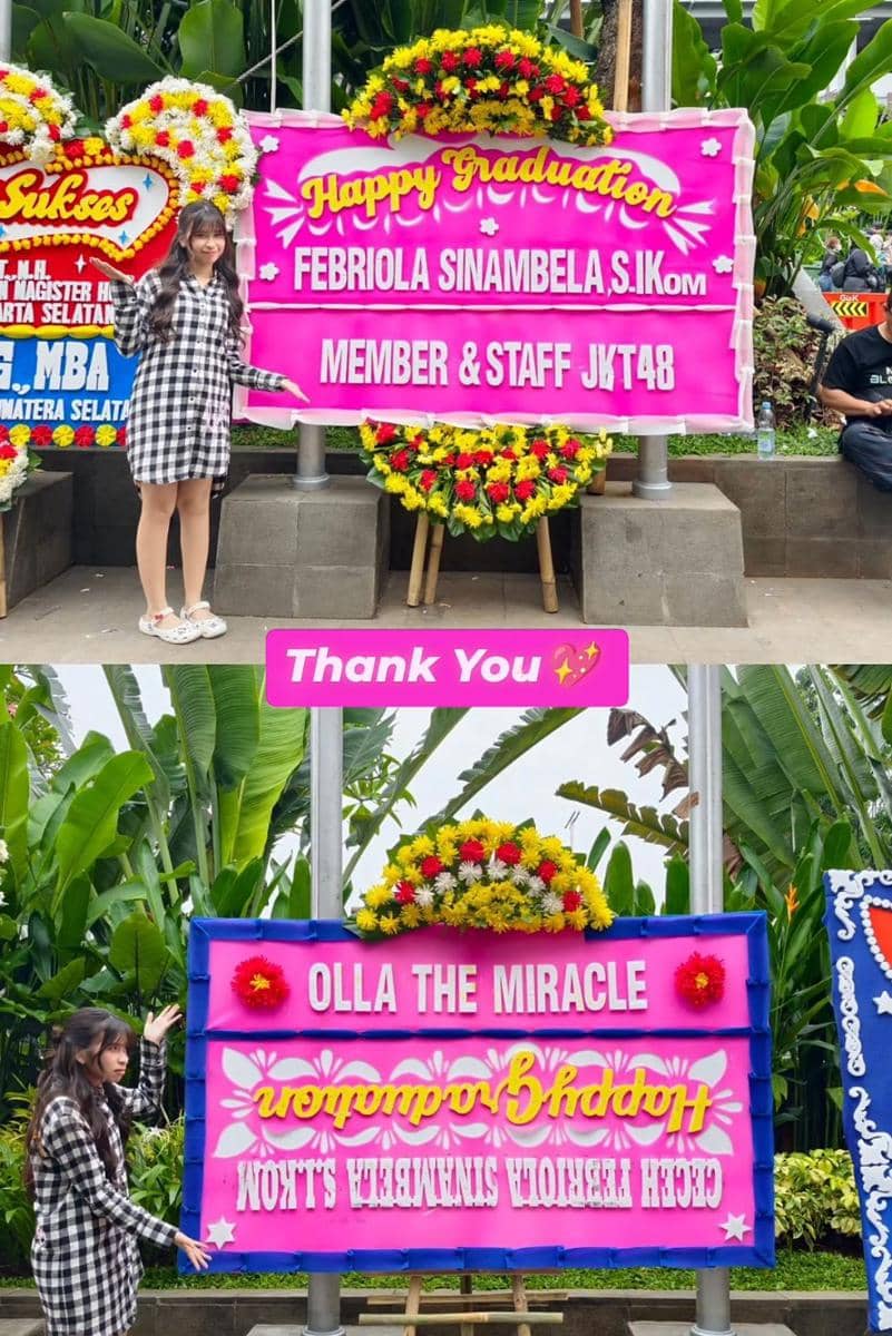 Olla JKT48 wisuda sarjana