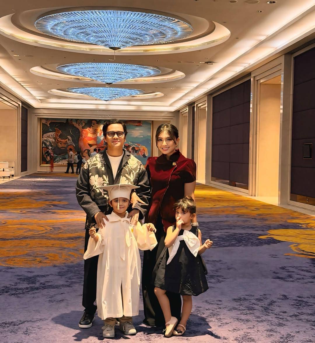 Ibrahim anak Arief Muhammad dan Tiara wisuda TK