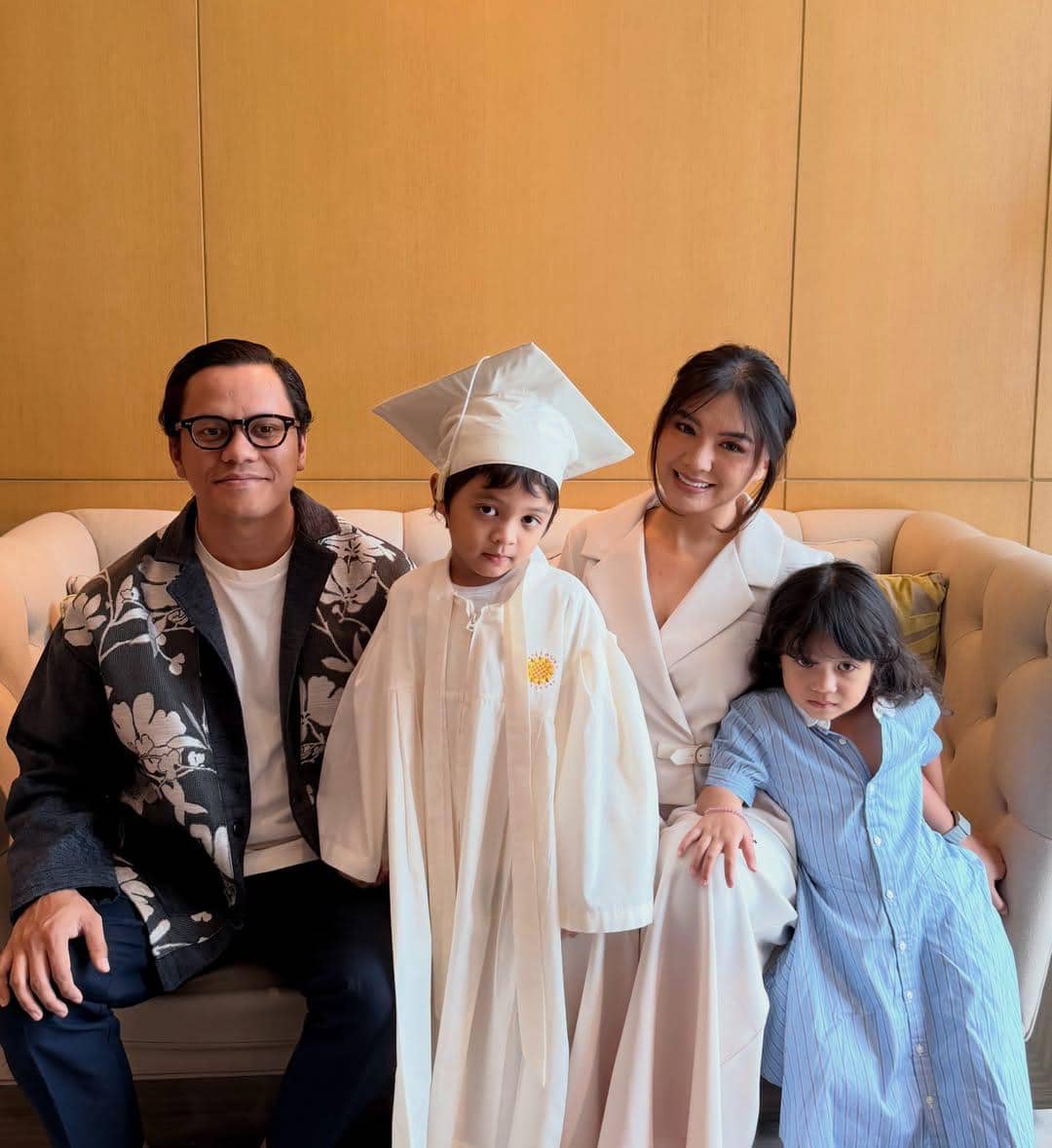 Ibrahim anak Arief Muhammad dan Tiara wisuda TK