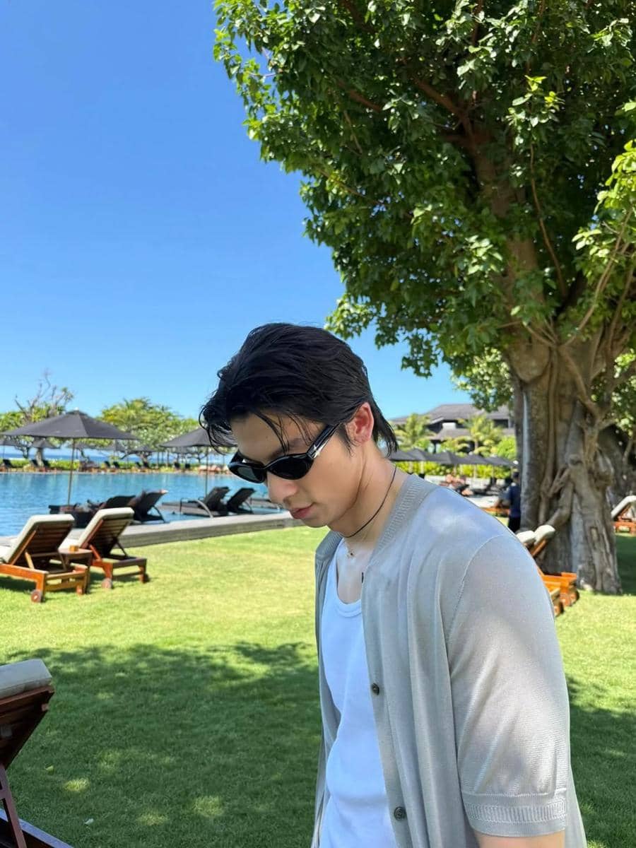 potret liburan Greg Hsu di Bali