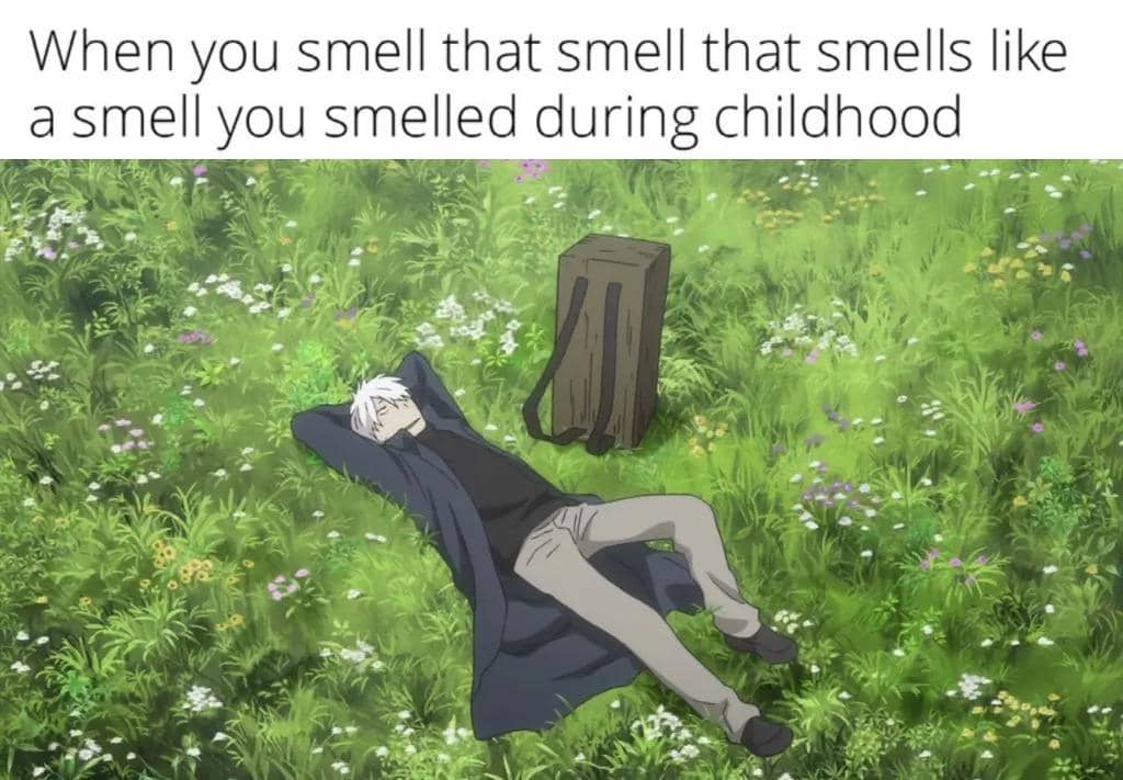meme anime tentang bau gak sedap