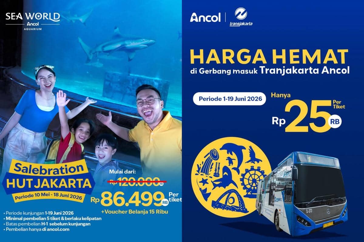 ilustrasi promo Ancol dan Sea World Ancol