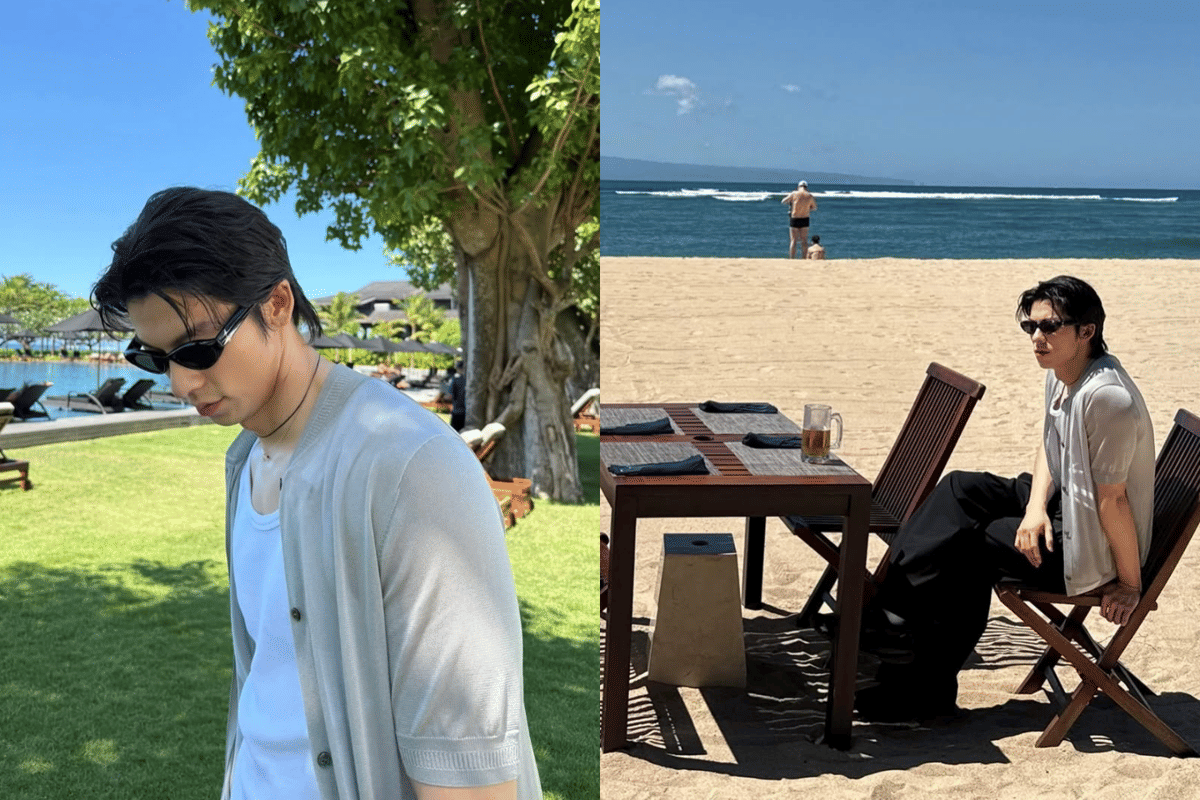 9 Potret Aktor Taiwan Greg Hsu Liburan di Bali, Santai Banget