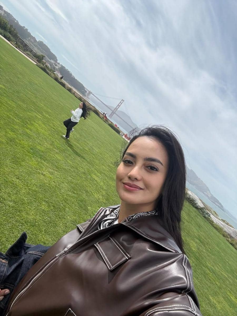 Ririn Ekawati dan kedua anaknya hangout di San Fransisco