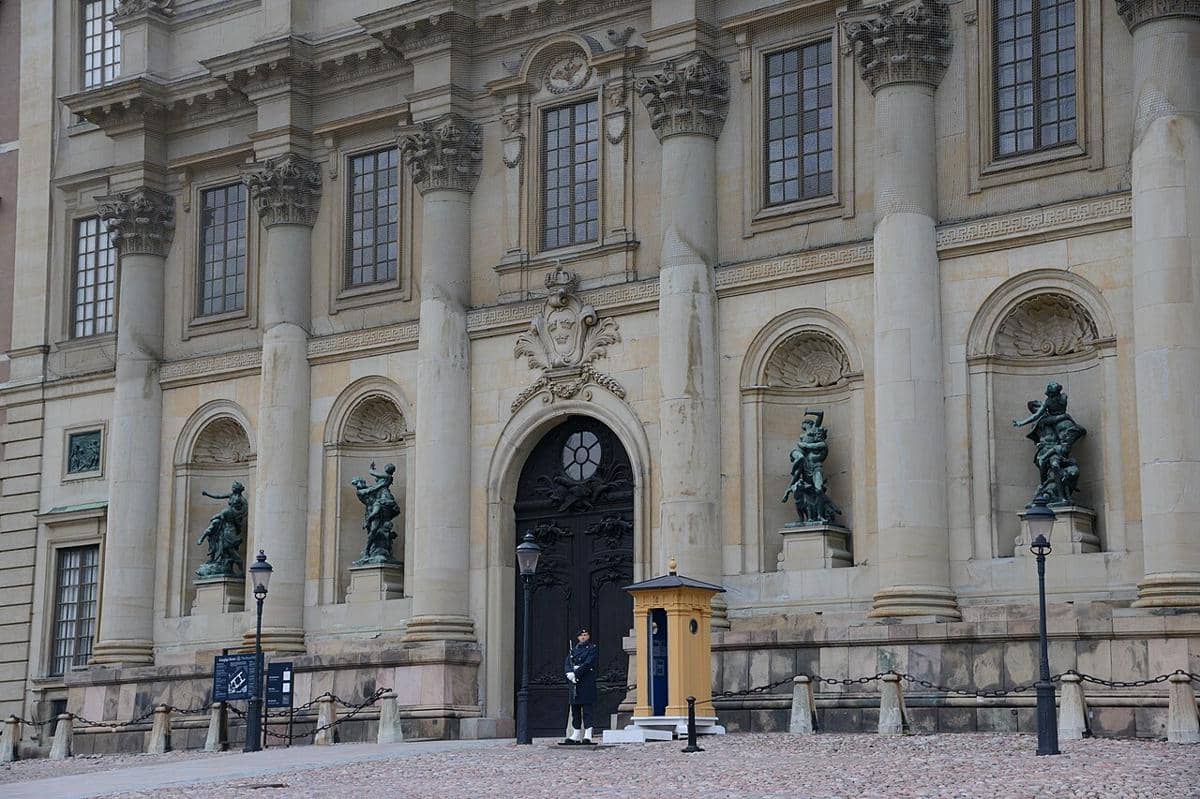 Fasad Istana Stockholm.