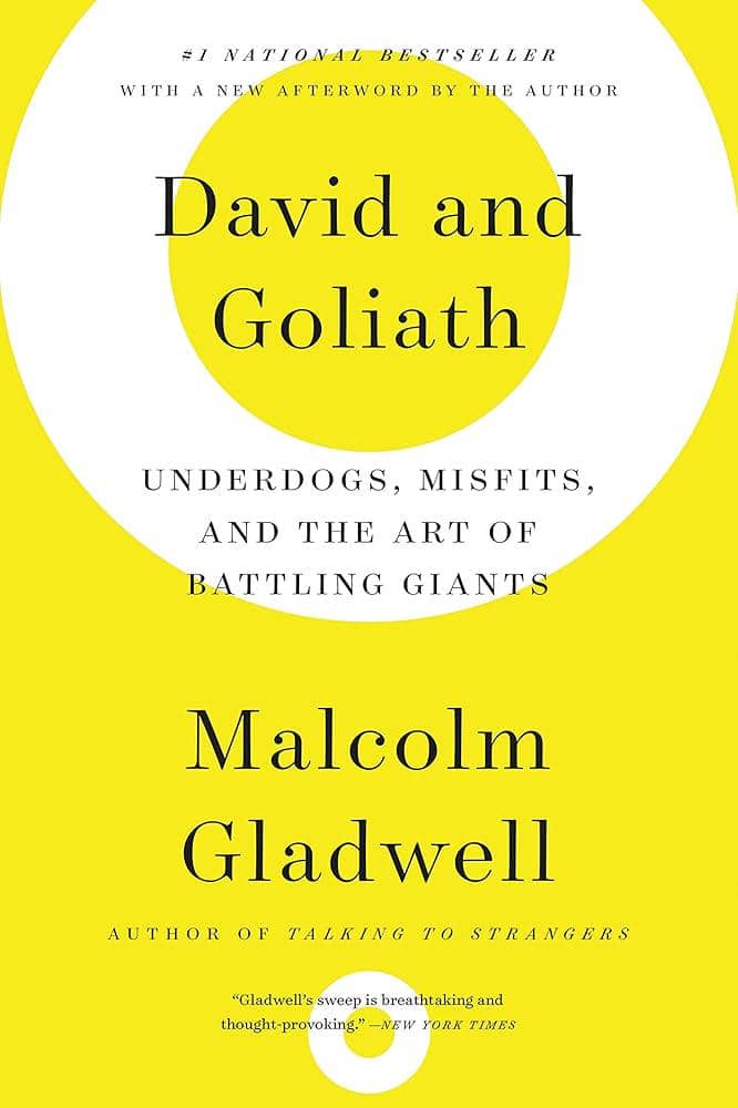 Cover “David and Goliath: Underdogs, Misfits, and the Art of Battling Giants” (foto via Amazon)