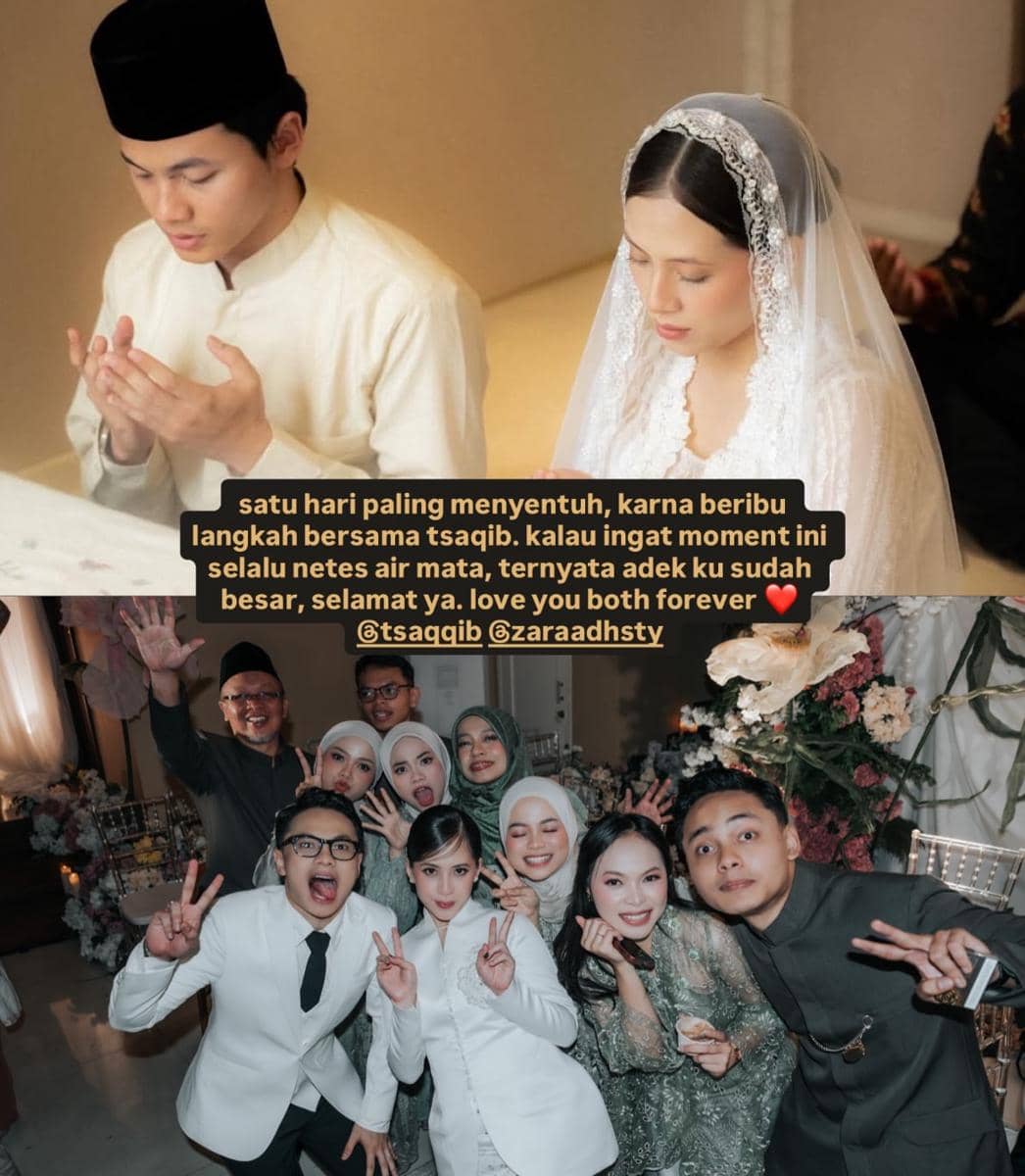 Seleb di pernikahan Zara dan Tsaqib