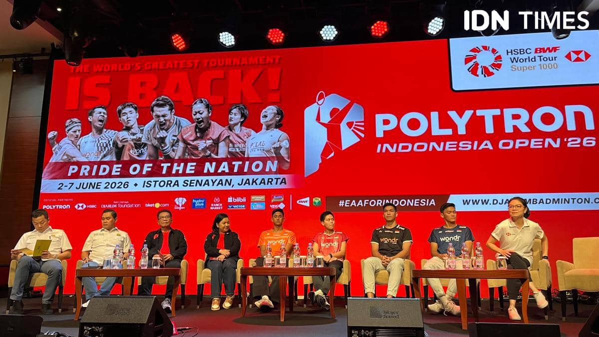 Konferensi pers Indonesia Open 2026 (IDN Times/Margith Damanik)