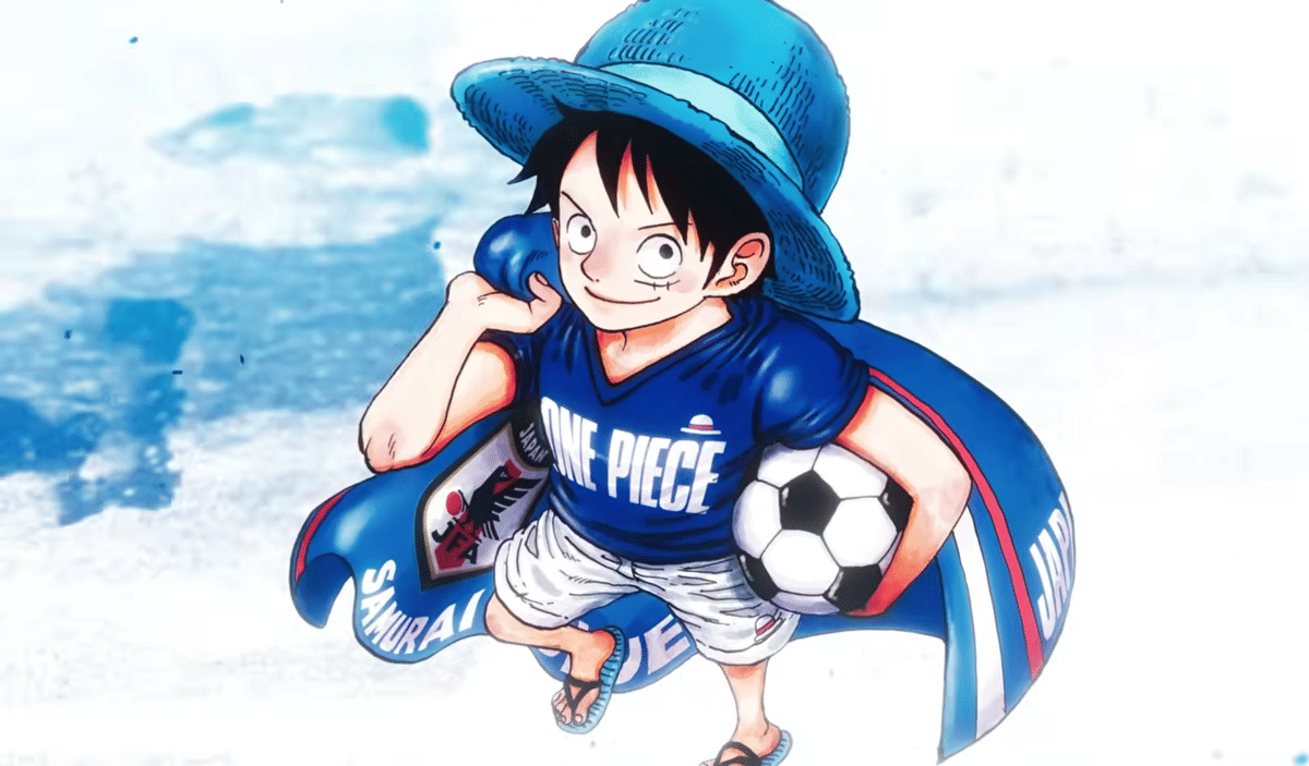 Video Kolaborasi One Piece dengan Timnas Jepang Dirilis! Samurai Blue!