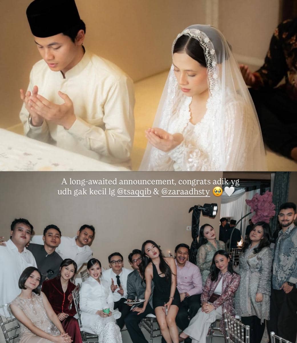 Seleb di pernikahan Zara dan Tsaqib