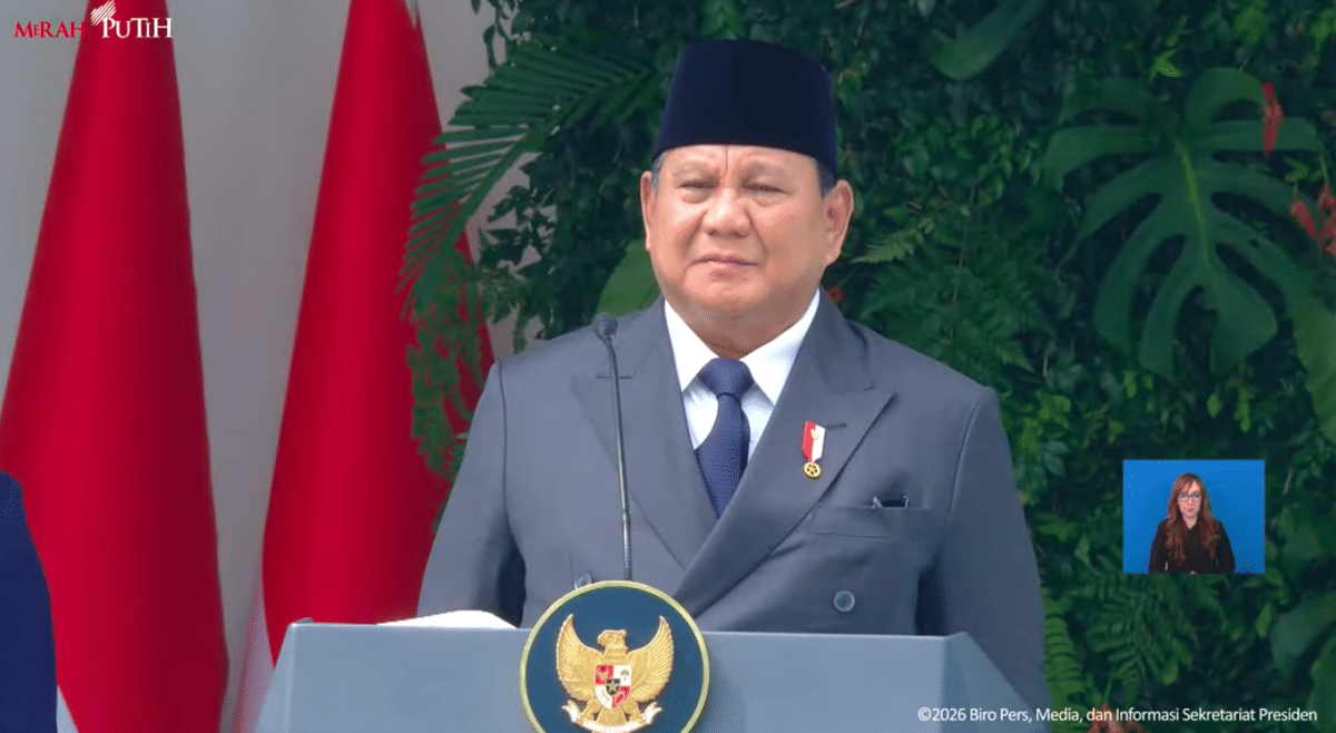 Momen Megawati Rangkul Tangan Prabowo di Hari Lahir Pancasila