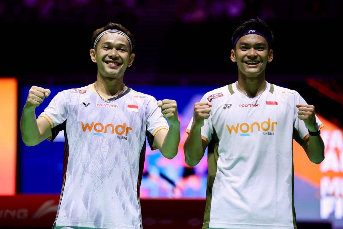 Ganda putra Indonesia, Fajar Alfian/Muhammad Shohibul Fikri melaju ke final Singapore Open 2026 (dok.PP PBSI)