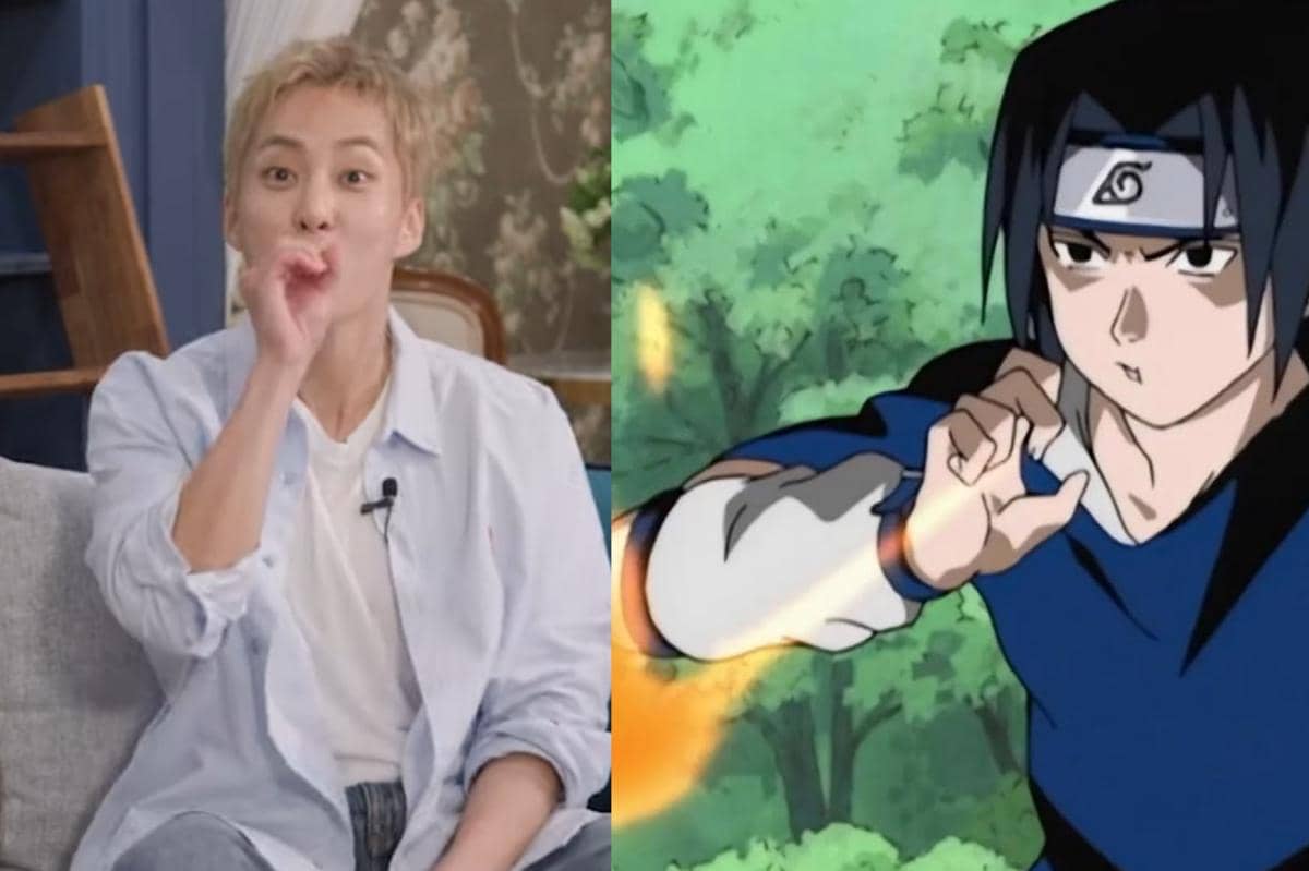 Xiumin EXO recreate jurus bola api dari series anime Naruto