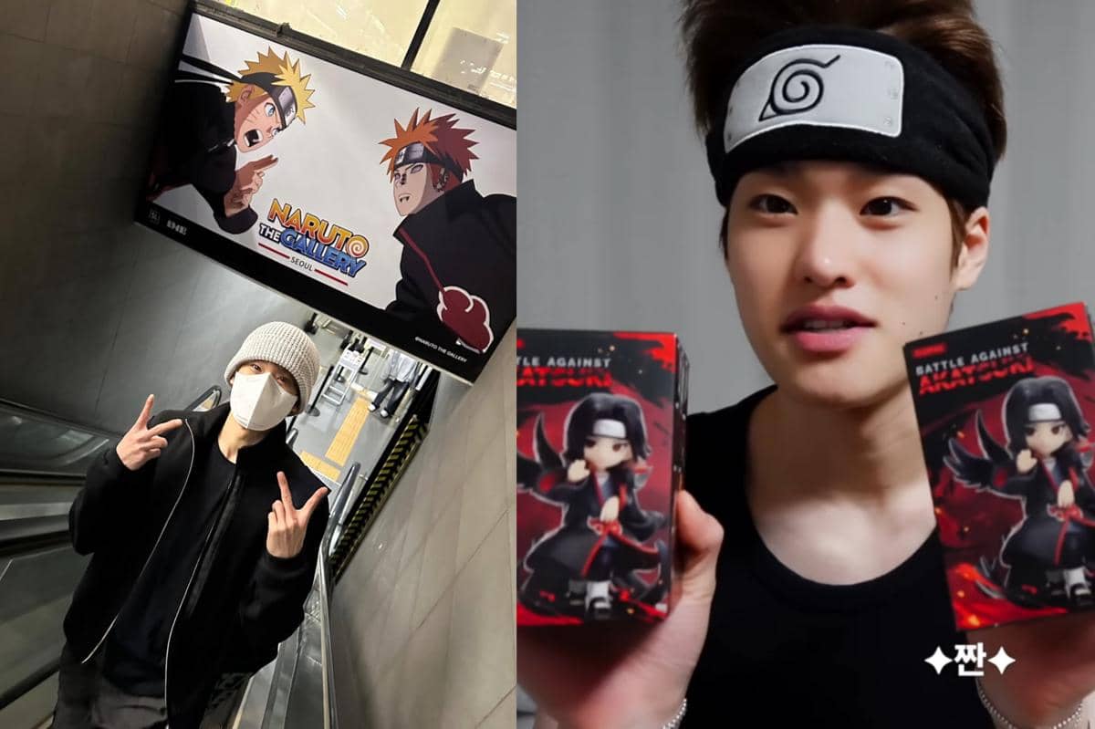Sohee RIIZE sangat addict pada segala hal yang berbau Naruto. Di vlog "A Short but Sweet 2 Days" ini, ia terlihat sedang unboxing action figure random dari karakter di anime Naruto