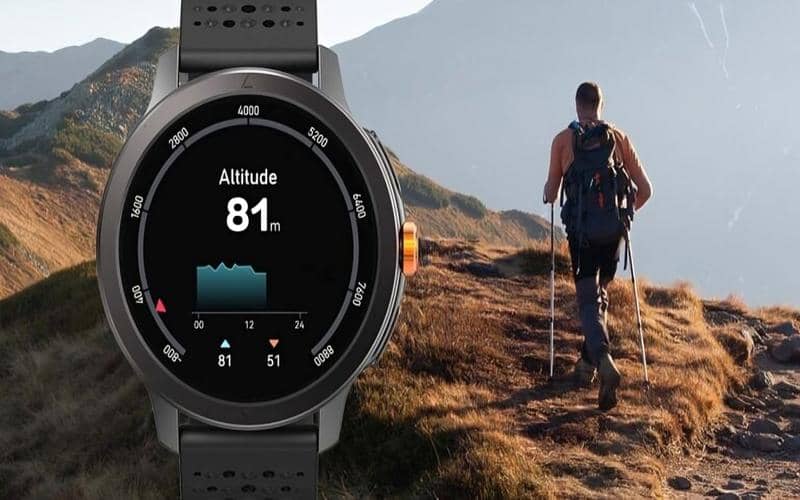 ilustrasi smartwatch GPS yang dilengkapi fitur navigasi