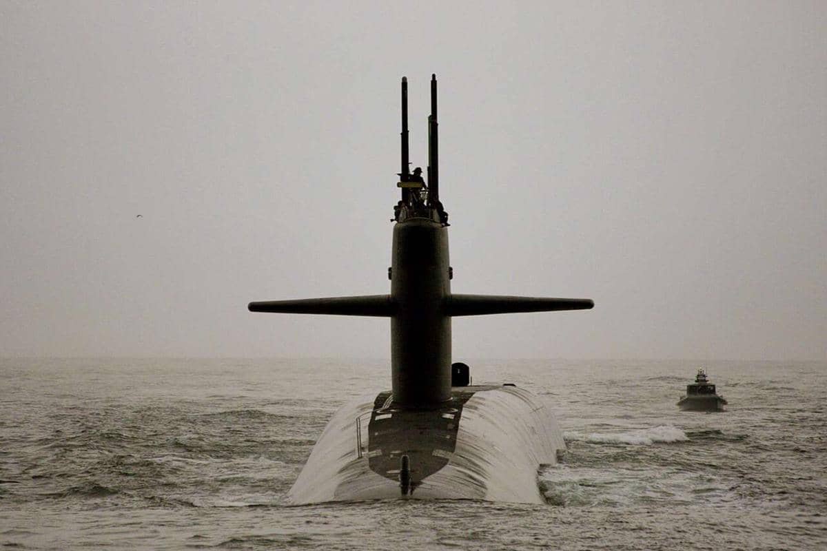 Kapal selam rudal balistik armada, USS Alaska (SSBN 732) tiba di Pangkalan Kapal Selam Angkatan Laut Kings Bay.