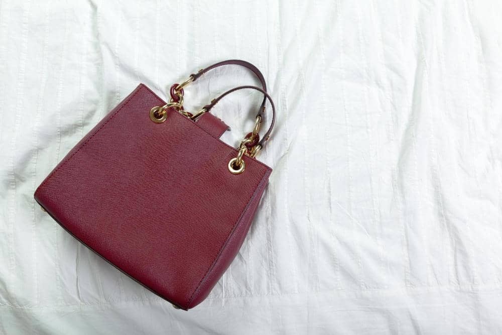 Burgundy bag