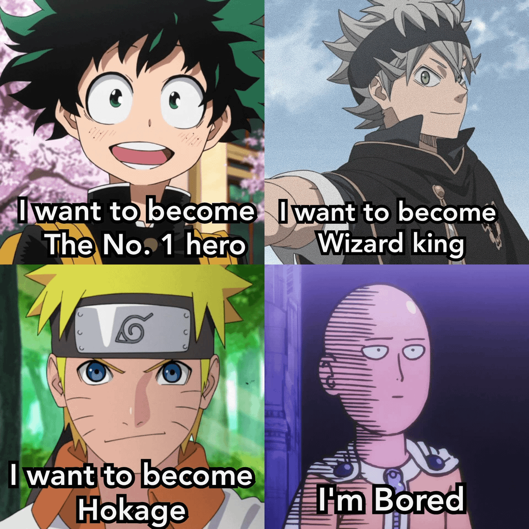 meme anime tentang motivasi