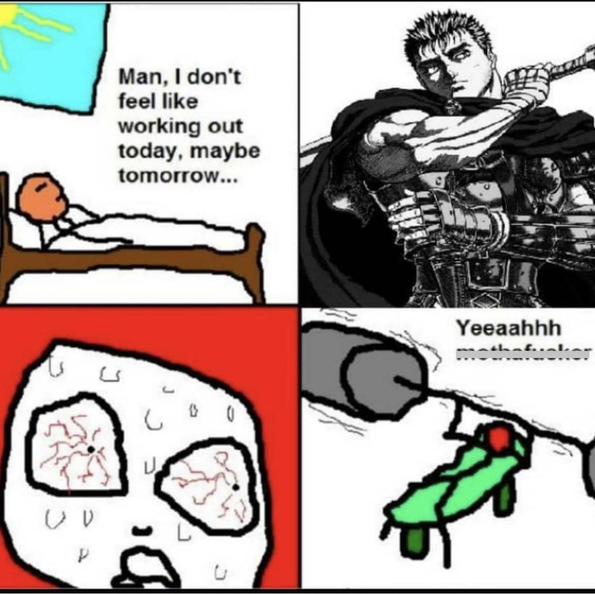 meme anime tentang motivasi