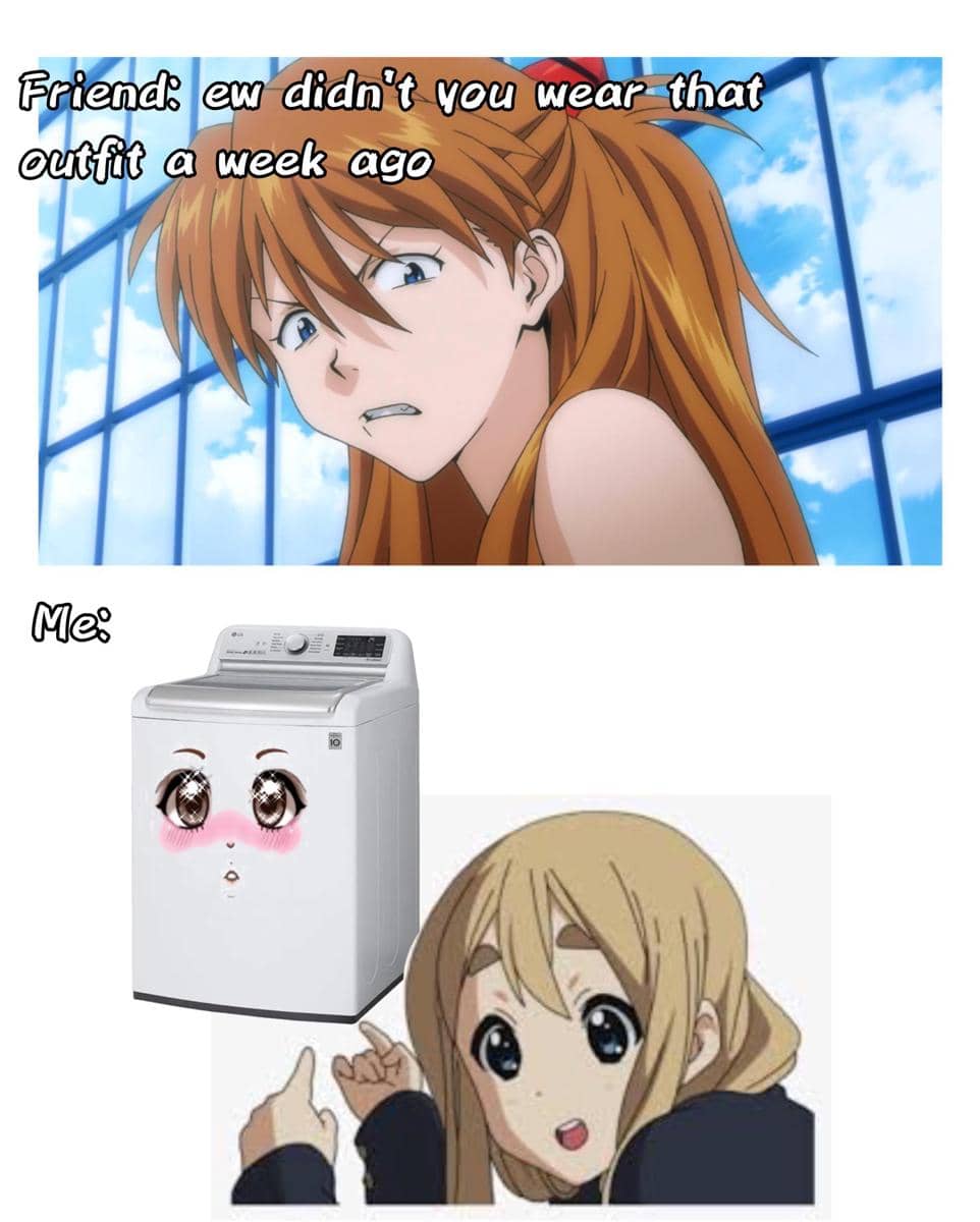 meme anime tentang pakaian