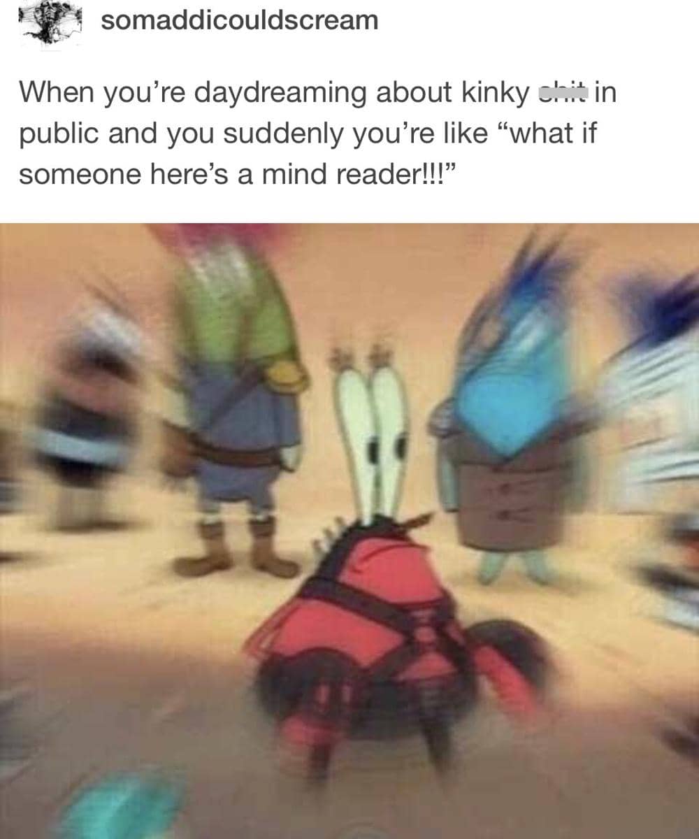 meme SpongeBob tentang pakaian
