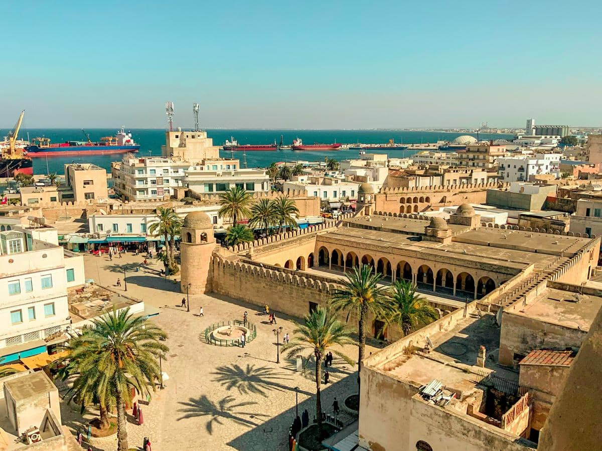 kawasan kota tua Sousse yang masih terjaga hingga kini.