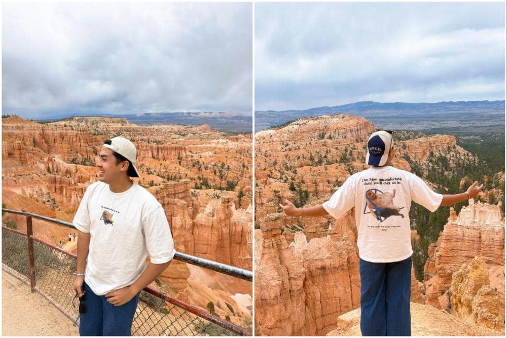 9 Potret Jerome Polin Mengunjungi Bryce Canyon National Park, Terpukau