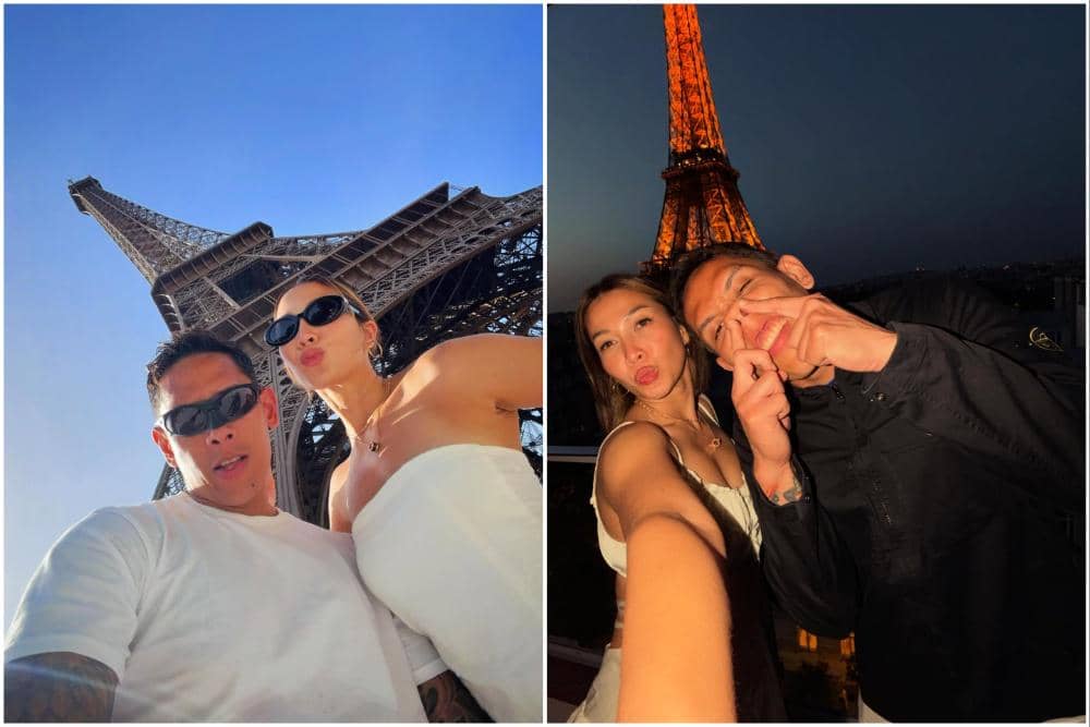 10 Potret Andrea Dian dan Suami Berkeliling Kota Paris, Happy