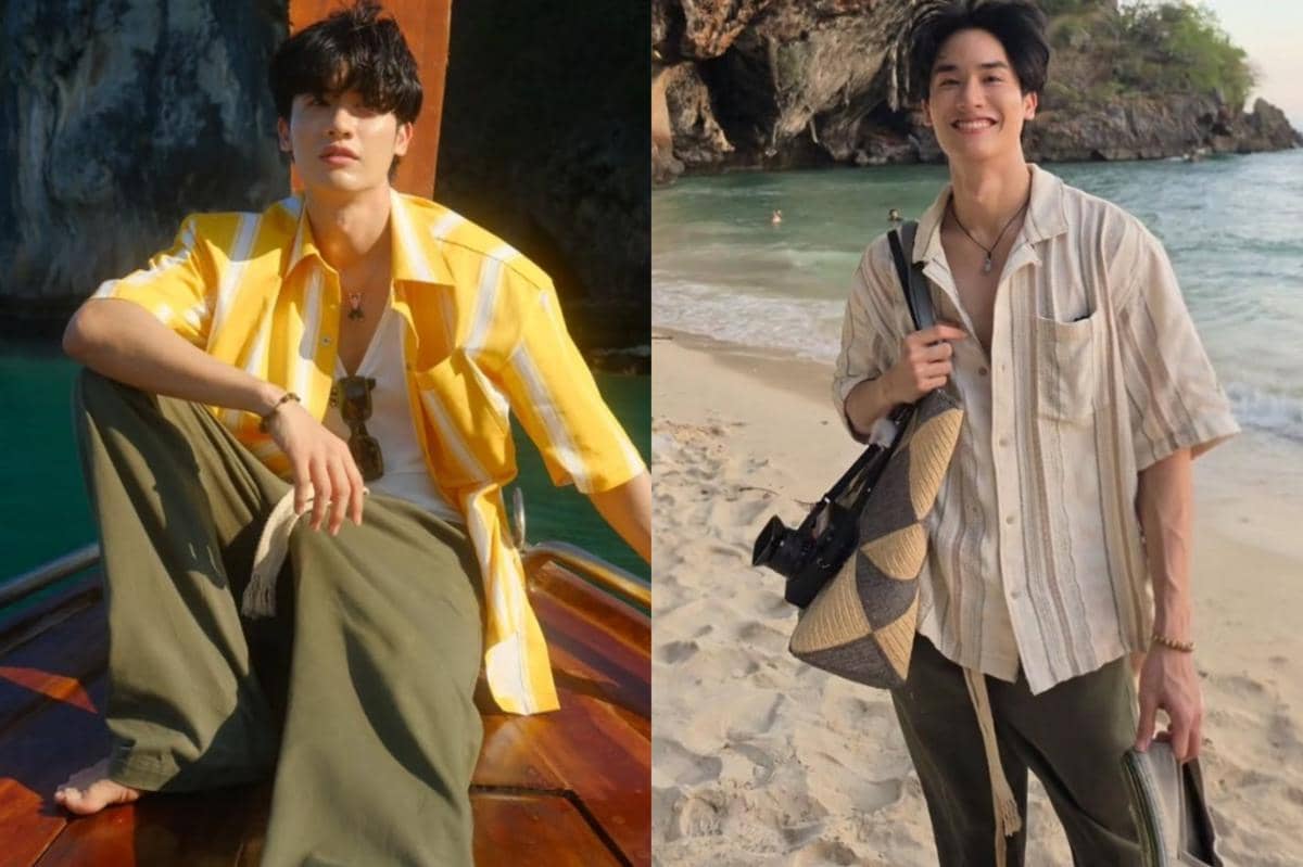 7 Ide Outfit Liburan Nuansa Tropis ala Tay Tawan, Fresh!
