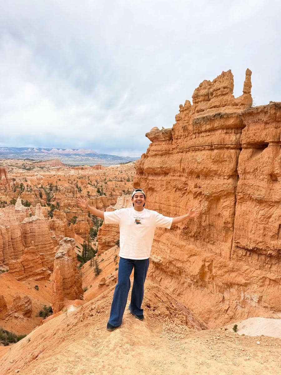 Jerome Polin mengunjungi Bryce Canyon National Park