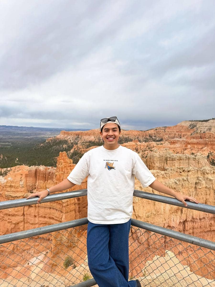 Jerome Polin mengunjungi Bryce Canyon National Park
