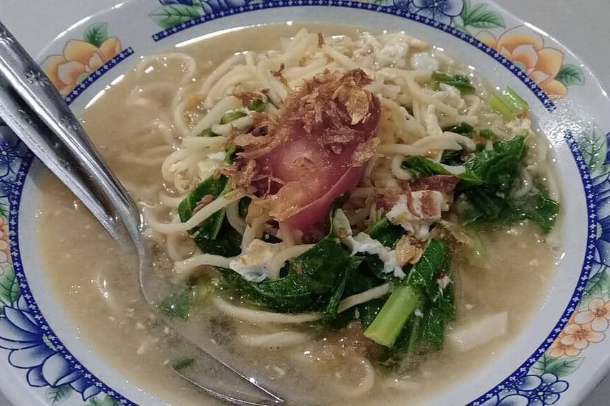 Potret bakmi Jawa kuah
