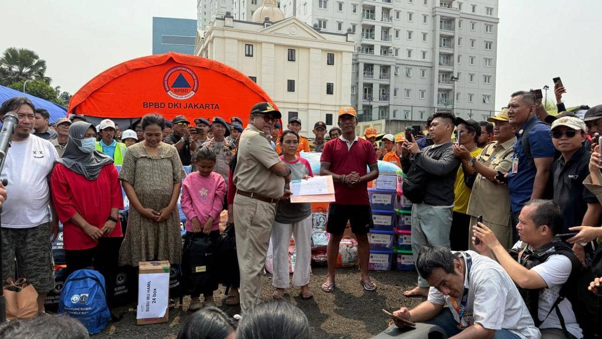 679 Jiwa Terdampak Kebakaran Kemayoran, Pemprov DKI Dirikan Posko