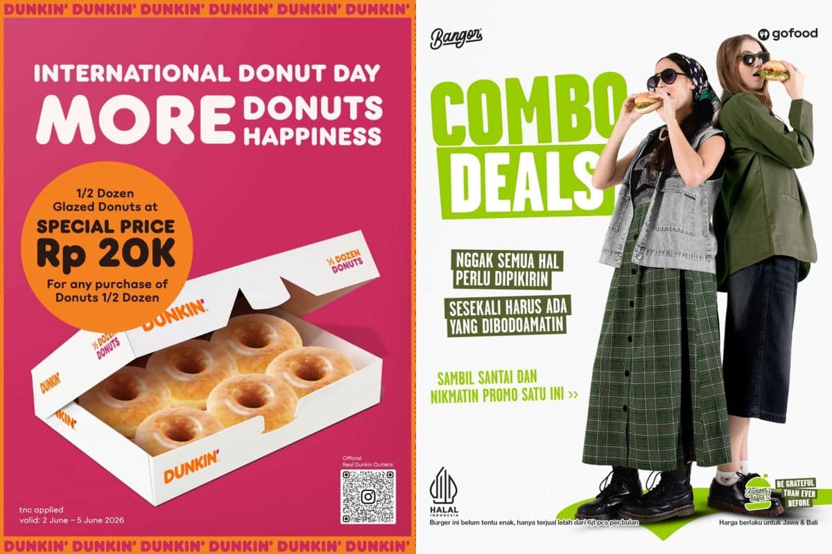13 Promo Makanan Juni 2026, Banyak Banget Diskonnya!