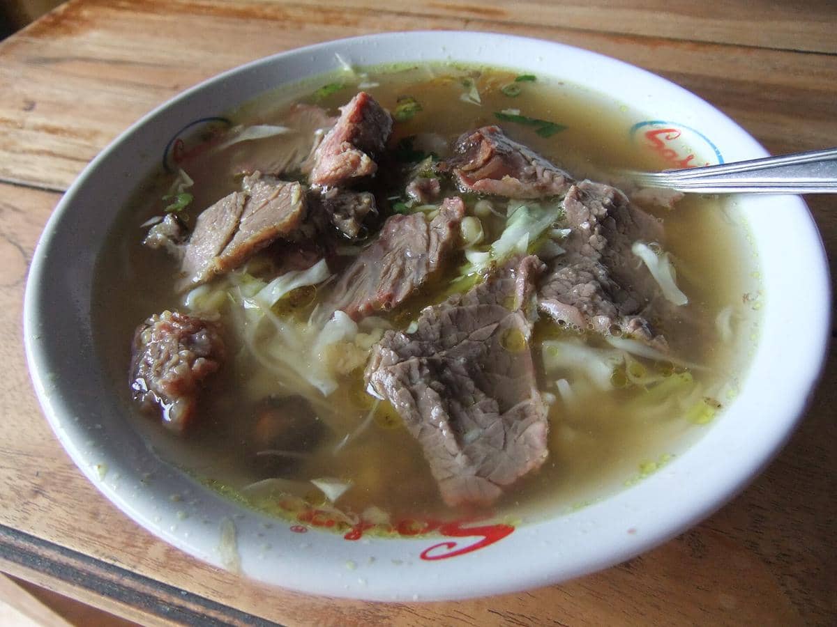 Potret soto daging