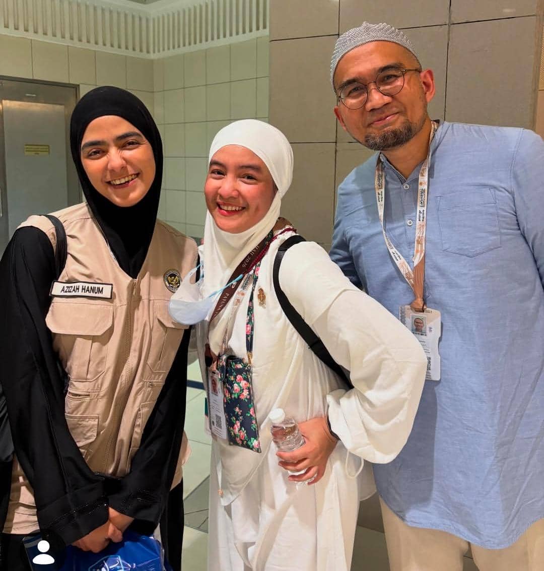 potret Intan Nuraini naik haji 2026
