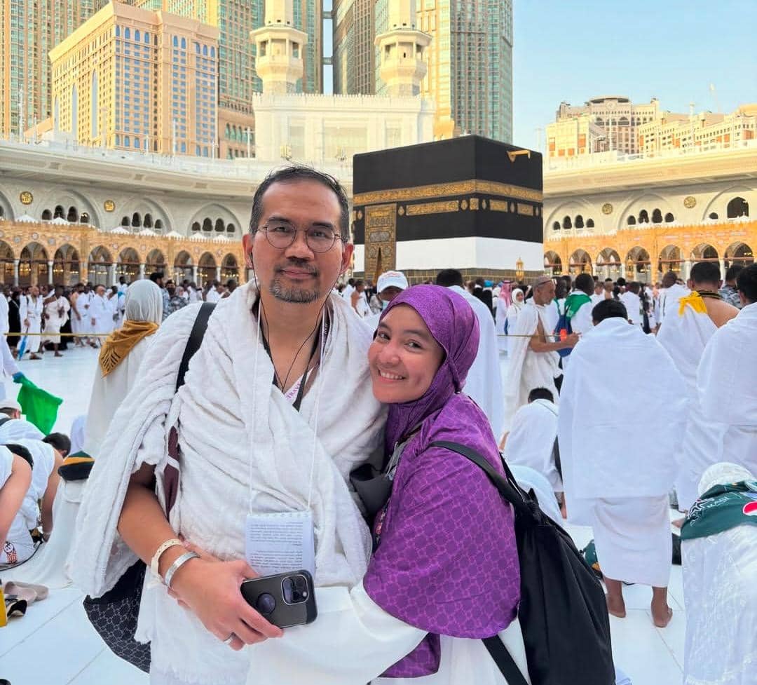 potret Intan Nuraini naik haji 2026