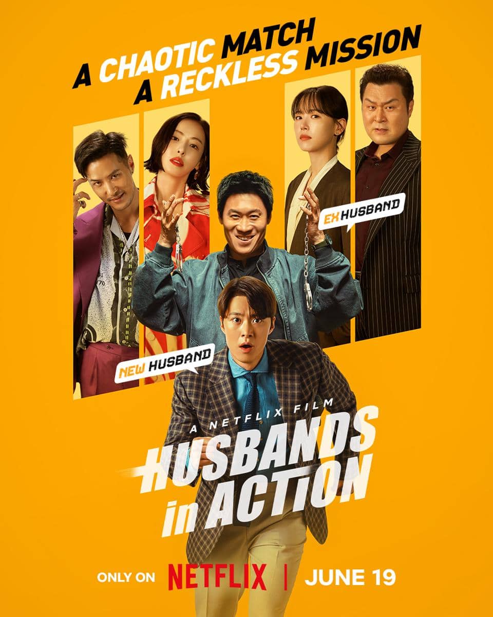 poster film Husbands in Action