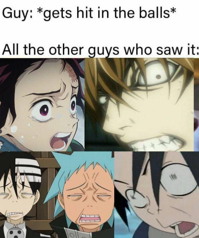 meme anime tentang sakit tak berdarah