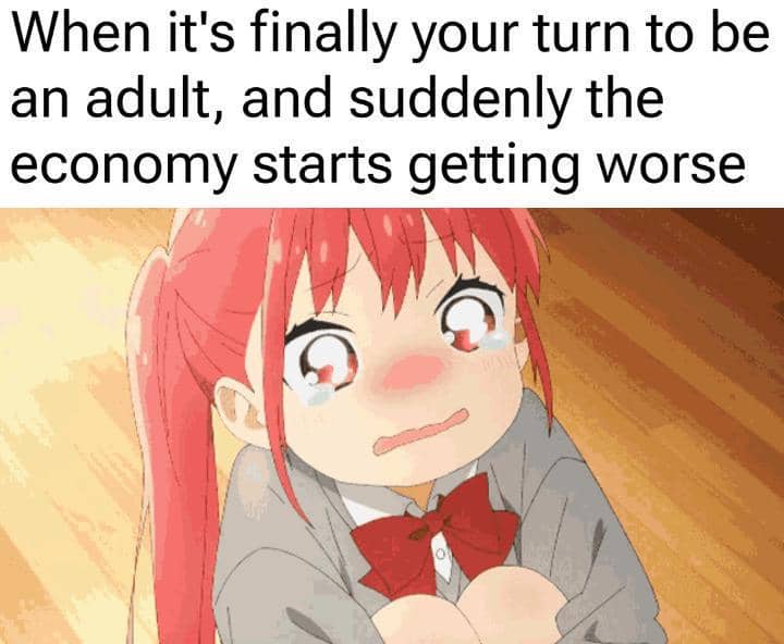 meme anime tentang lika-liku kehidupan dewasa