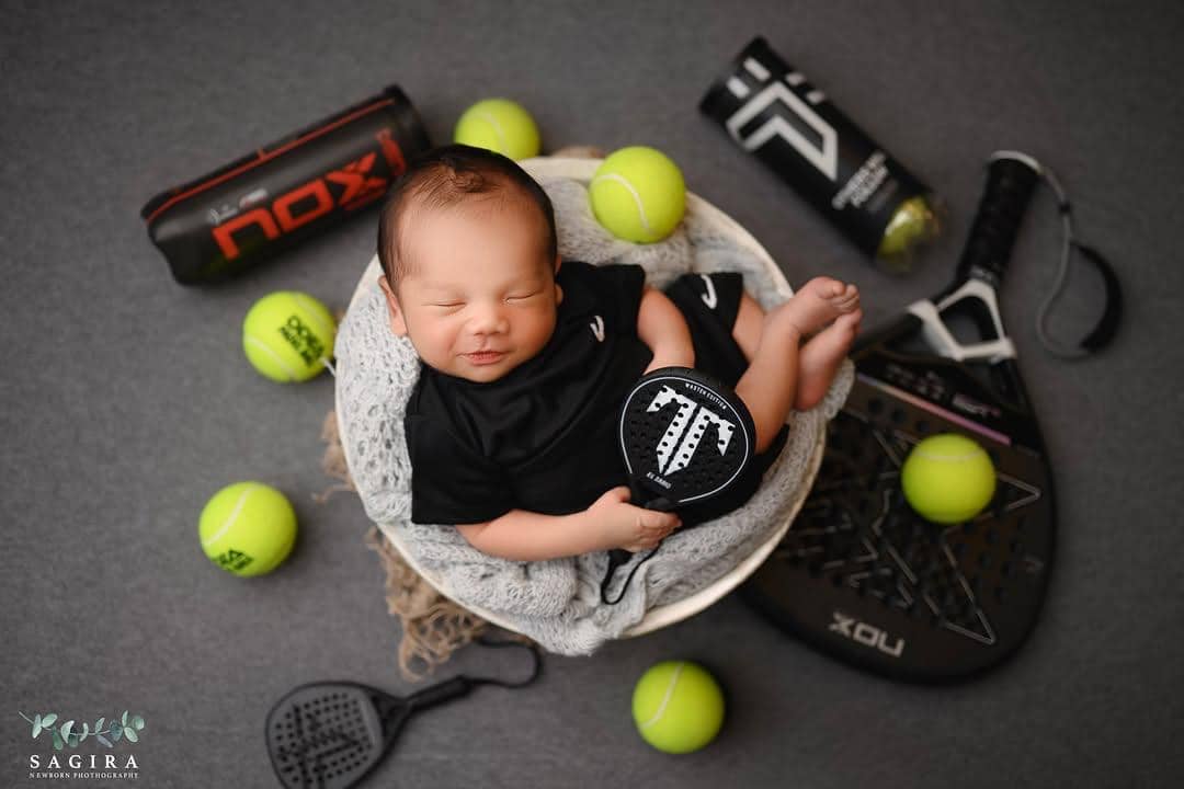 Photoshoot Baby Arash, Anak Thariq dan Aaliyah, saat Umur 2 Minggu