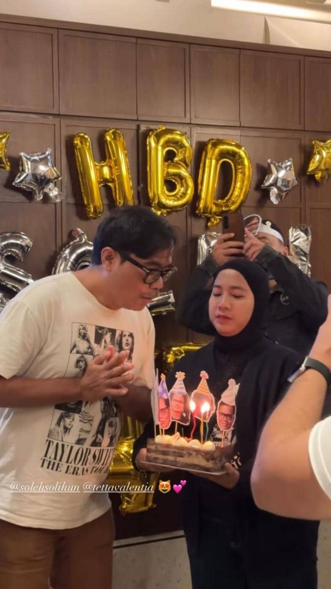 Ultah ke-47 Soleh Solihun (instagram.com/tettavalentia)
