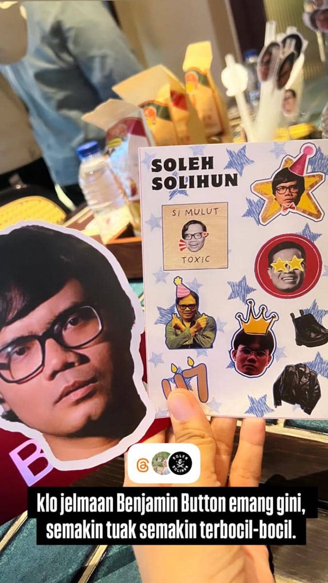 Ultah ke-47 Soleh Solihun (instagram.com/tettavalentia)