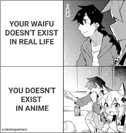 meme anime tentang sakit tak berdarah