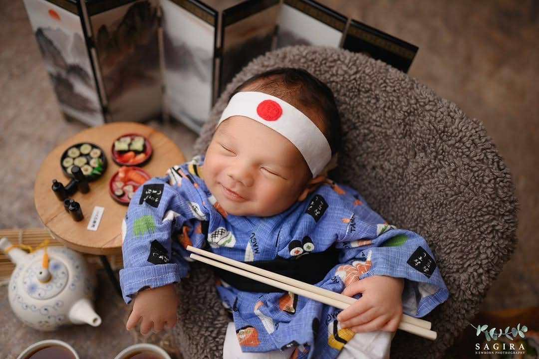 Photoshoot Baby Arash, anak Thariq dan Aaliyah(